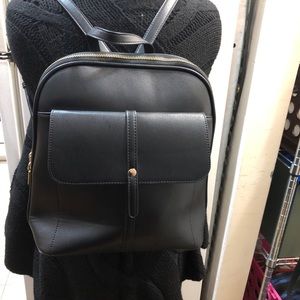 Black Backpack Purse